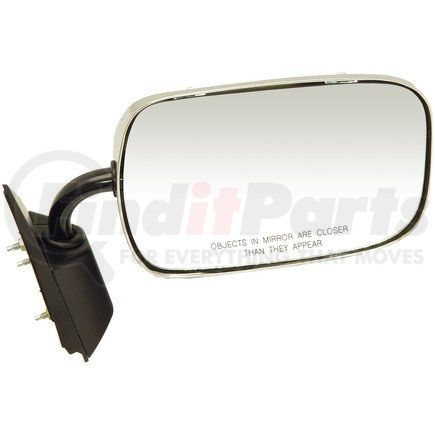 955-188 by DORMAN - Side View Mirror - Right, Manual, Chrome + Black