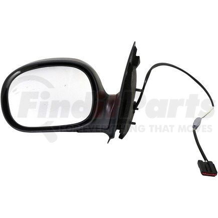 955-345 by DORMAN - Side View Mirror - Left, Power, Without Signal, Chrome Cover + Black Base