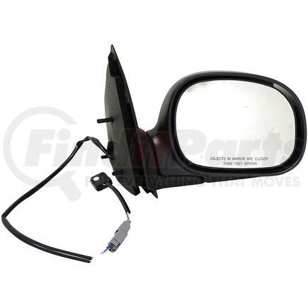 955-346 by DORMAN - Side View Mirror - Right, Power. Without Signal, Chrome Cover + Black Base