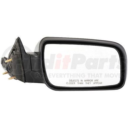 955-727 by DORMAN - Side View Mirror - Right Power, Non-Heated, Manual Folding