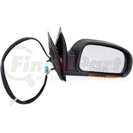 955-825 by DORMAN - Side View Mirror Right Power, Manual Folding, with Amber Lens