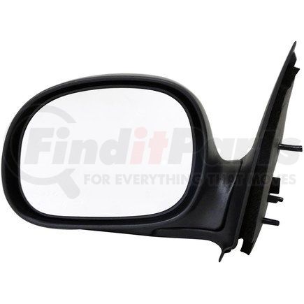 955-365 by DORMAN - Side View Mirror - Left, Manual, Chrome, Contour Type