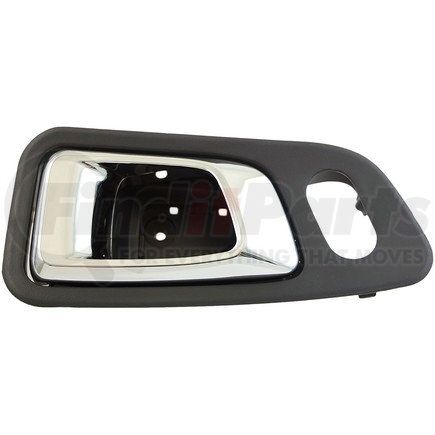 96505 by DORMAN - Interior Door Handle Front Left Chrome And Dark Grey