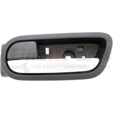 96545 by DORMAN - Interior Door Handle Rear Left Silver And Black