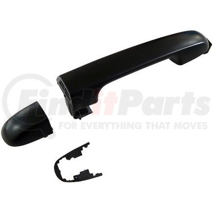 96622 by DORMAN - Exterior Door Handle Rear Smooth Black