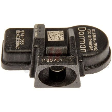 974-083 by DORMAN - Tire Pressure Monitoring System Sensor