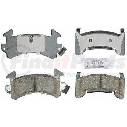 Raybestos ATD154C Disc Brake Pad Set Brake Parts Inc Raybestos AT Overstock Ceramic Disc Brake Pad Set