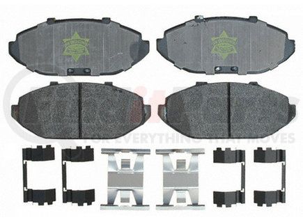 ATD748P by RAYBESTOS - Brake Parts Inc Raybestos Police Overstock Metallic Disc Brake Pad Set