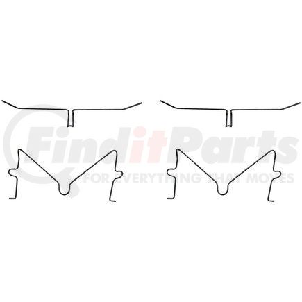 HW13051 by DORMAN - Disc Brake Hardware Kit