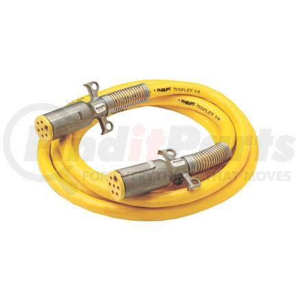 31-2053 by PHILLIPS INDUSTRIES - Trailer Power Cable - 12 ft., Straight, ISOFLEX, with Zinc Die-Cast Plugs