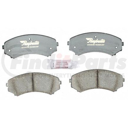 ATD867C by RAYBESTOS - Brake Parts Inc Raybestos AT Overstock Ceramic Disc Brake Pad Set