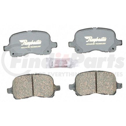 ATD741C by RAYBESTOS - Brake Parts Inc Raybestos AT Overstock Ceramic Disc Brake Pad Set