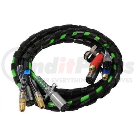 30-2294 by PHILLIPS INDUSTRIES - Air Brake Hose and Power Cable Assembly - 20 ft. with Quick Connect Plug, Single Pole