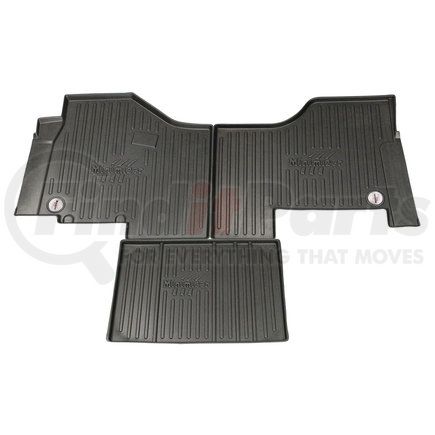 FKPCR1AB-MIN by MINIMIZER - Floor Mats - Black, 3 Piece, With Minimizer Logo, Auto Transmission, Front, Center Row, For Kenworth and Peterbilt