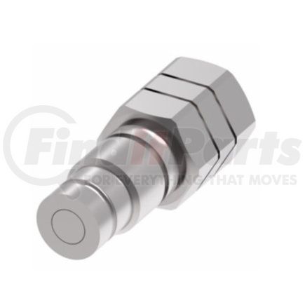 12FFP75 by WEATHERHEAD - FF Series Hydraulic Coupling / Adapter - Male, 1.42" hex, 3/4-14 NPT thread, 2-way valve