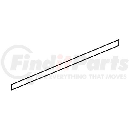 ZW501BLAA by CHRYSLER - Door Molding - Passenger Side, fits 2008-2009 Chrysler Town & Country