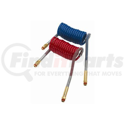 11-5400-1 by PHILLIPS INDUSTRIES - Air Brake Hose Assembly - 15 ft., Coiled, Red and Blue