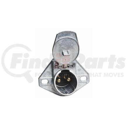 15-326-1 by PHILLIPS INDUSTRIES - Dual Pole Socket - Zinc Die-Cast Housing, Solid Brass Pins, 150 Amp
