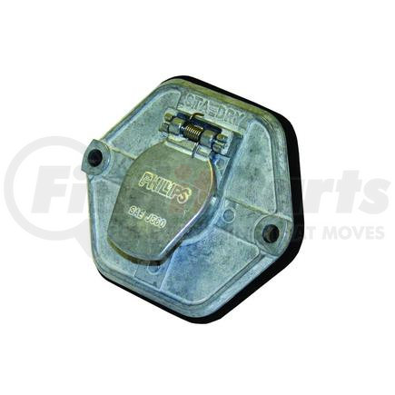 15-760-1 by PHILLIPS INDUSTRIES - Trailer Receptacle Socket - 7-Way, Extended Barrel, Split Pin, without Circuit Breaker