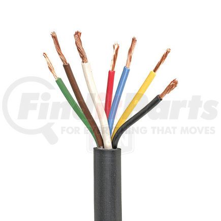 600-10008-100 by J&N - Trailer Cable 7 Conductors, 10/1, 12/6 Gauge Wire