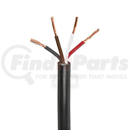 600-12028-100 by J&N - Trailer Cable 4 Conductors, 12 Gauge Wire