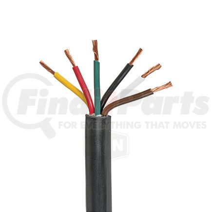 600-16033-100 by J&N - Trailer Cable 6 Conductors, 16 Gauge Wire