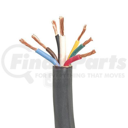 600-08004-100 by J&N - ABS Trailer Cable 7 Conductors, 8/1, 10/2, 12/4 Gauge Wire