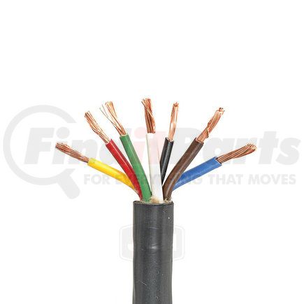 600-12012-100 by J&N - Trailer Cable 7 Conductors, 12/3, 14/4 Gauge Wire