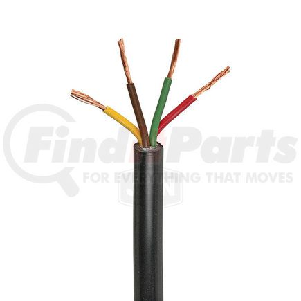 600-16030-100 by J&N - Trailer Cable 4 Conductors, 16 Gauge Wire