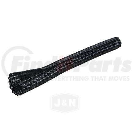 605-14002-25 by J&N - Braided Sleeving PET Plastic, 0.13" / 3.18mm ID