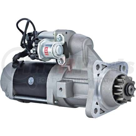 410-12605 by J&N - Starter 24V, 11T, CW, PLGR, Delco 38MT, 6kW, New