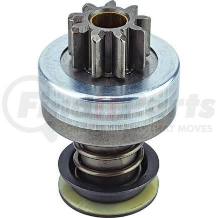 220-24194 by J&N - Drive Assembly Roller, 9T, 1.35" / 34.3mm OD, CW, 10 Spiral Spl., Standard