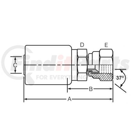 108067BK by DAYCO - DC04-06FJ