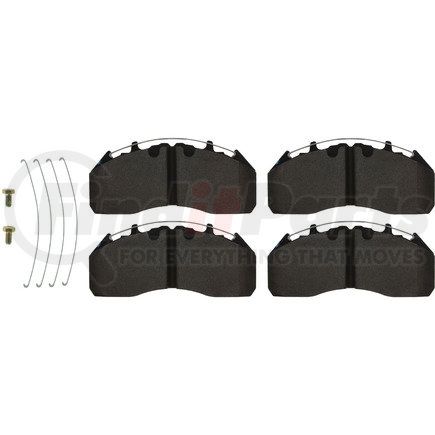 102.17580 by CENTRIC - C-Tek Semi-Metallic Brake Pads with Shims