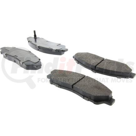 104.13780 by CENTRIC - Posi Quiet Semi-Metallic Brake Pads with Hardware