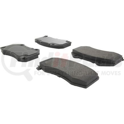 104.13790 by CENTRIC - Posi Quiet Semi-Metallic Brake Pads with Hardware