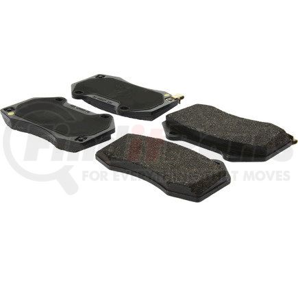 104.13792 by CENTRIC - Posi Quiet Semi-Metallic Brake Pads with Hardware