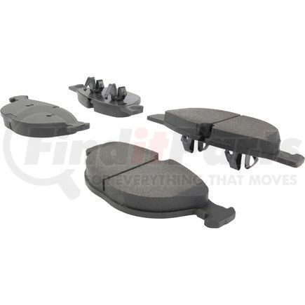 104.13810 by CENTRIC - Posi Quiet Semi-Metallic Brake Pads with Hardware