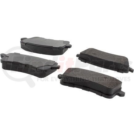 104.13861 by CENTRIC - Posi Quiet Semi-Metallic Brake Pads with Hardware