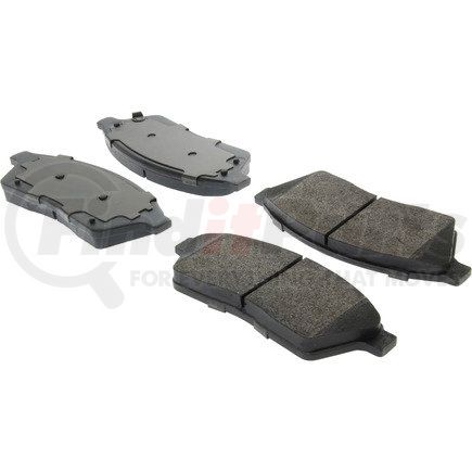 104.14220 by CENTRIC - Posi Quiet Semi-Metallic Brake Pads with Hardware