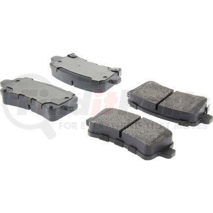 104.14302 by CENTRIC - Posi Quiet Semi-Metallic Brake Pads with Hardware