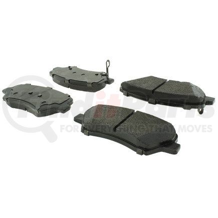 104.15431 by CENTRIC - Posi Quiet Semi-Metallic Brake Pads with Hardware