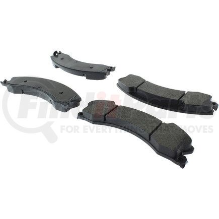 104.15650 by CENTRIC - Posi Quiet Semi-Metallic Brake Pads with Hardware