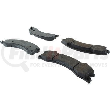 104.15651 by CENTRIC - Posi Quiet Semi-Metallic Brake Pads with Hardware