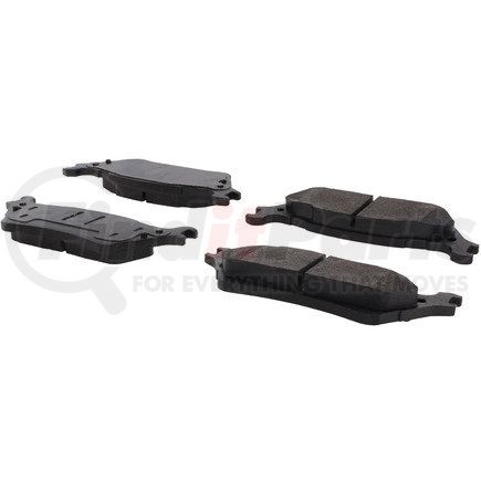 104.16020 by CENTRIC - Posi Quiet Semi-Metallic Brake Pads with Hardware