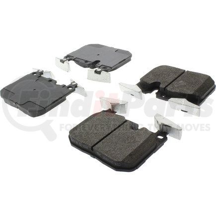 104.16091 by CENTRIC - Posi Quiet Semi-Metallic Brake Pads with Hardware