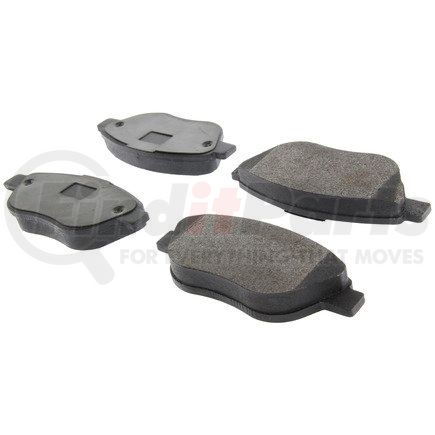 104.16181 by CENTRIC - Posi Quiet Semi-Metallic Brake Pads with Hardware