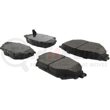 104.16820 by CENTRIC - Posi Quiet Semi-Metallic Brake Pads with Hardware