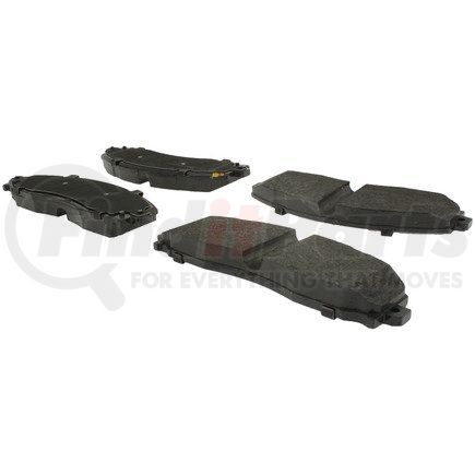 104.16910 by CENTRIC - Posi Quiet Semi-Metallic Brake Pads with Hardware