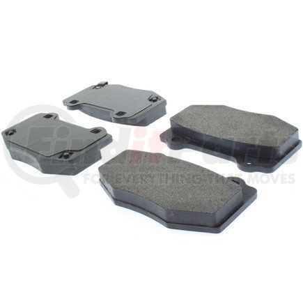 104.17180 by CENTRIC - Posi Quiet Semi-Metallic Brake Pads with Hardware